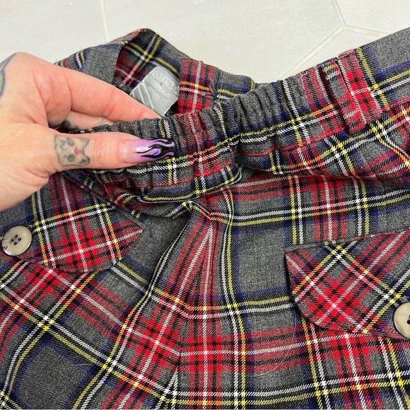 Tartan high waisted shorts - Picture 4 of 5